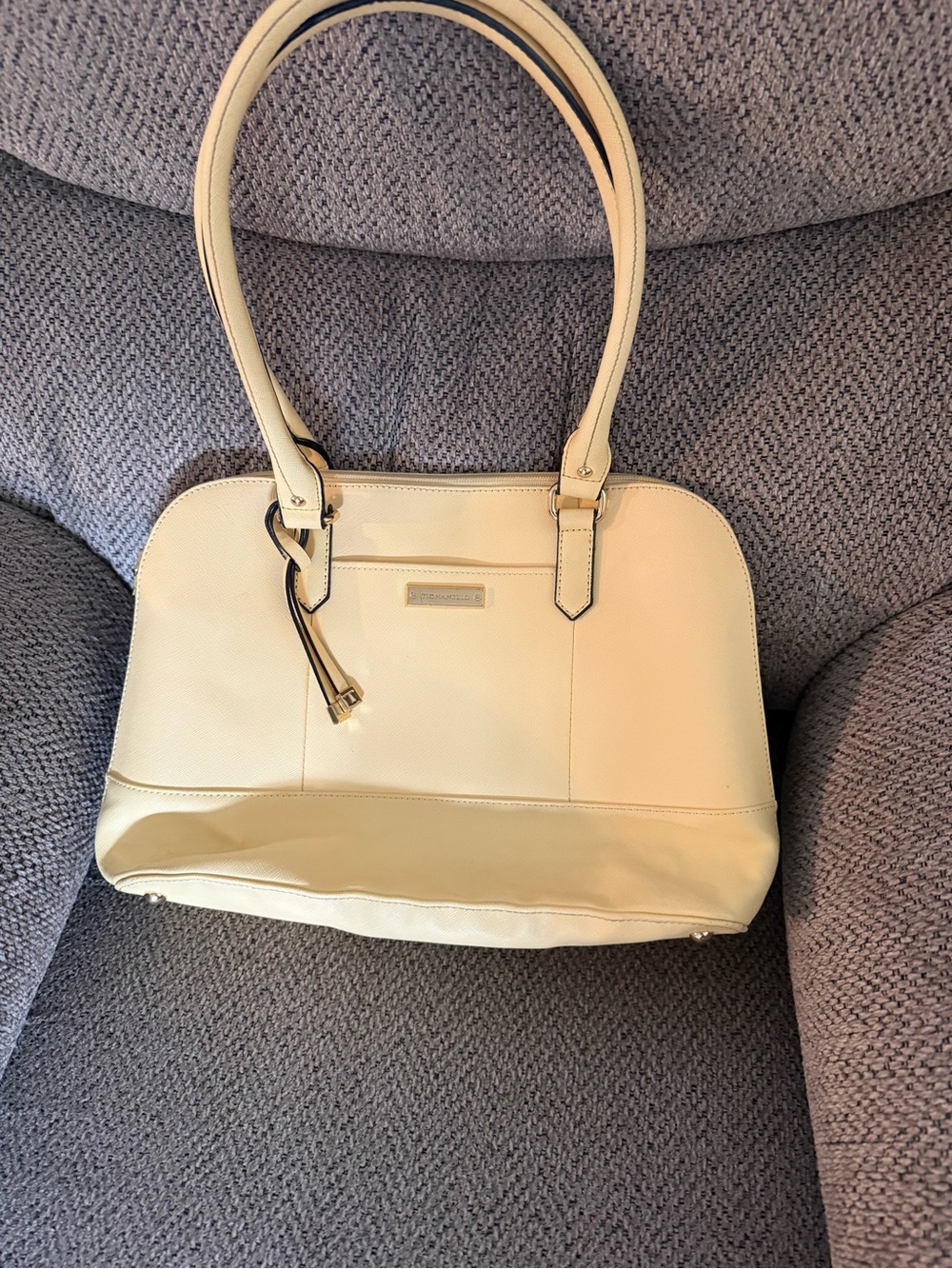 Tignanello Yellow Handbag